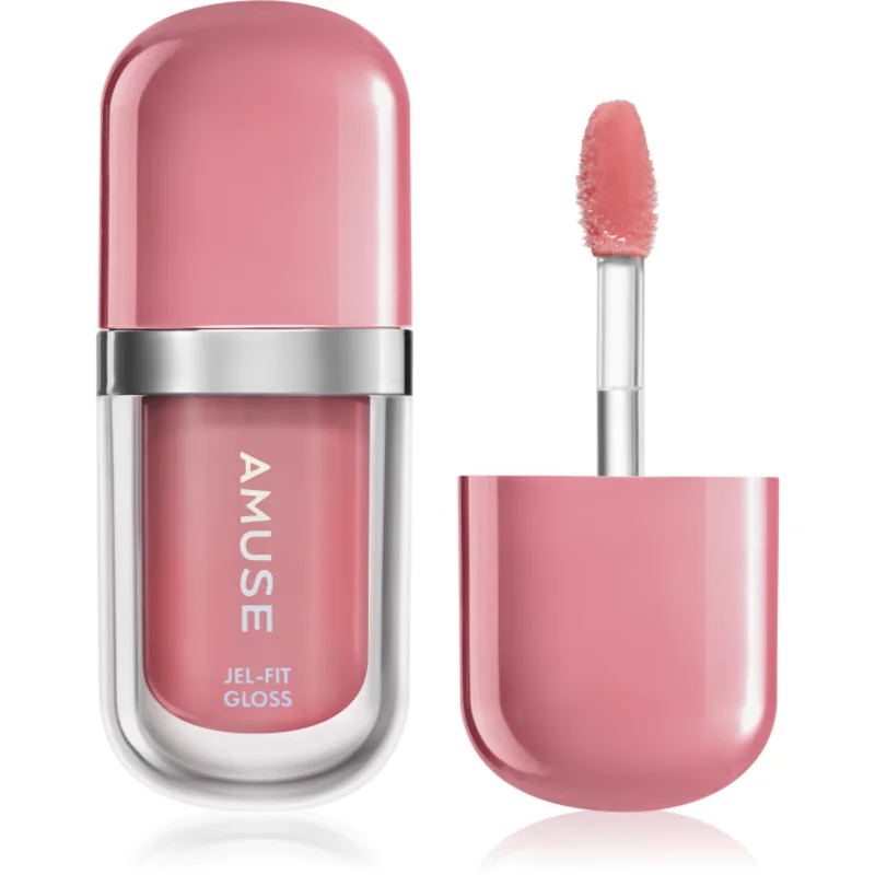 AMUSE Jel-Fit Gloss lip gloss hidratant cu efect de crestere culoare NuRose 3.8 g