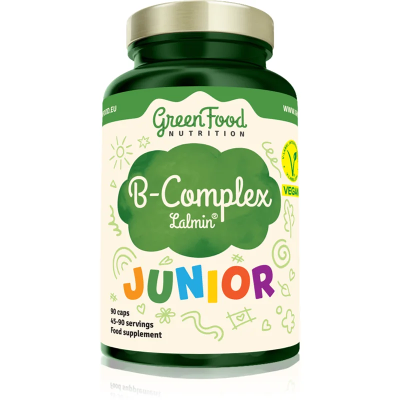 GreenFood Nutrition Junior B-complex Lalmin vitamina B complex pentru copii 39.6 g