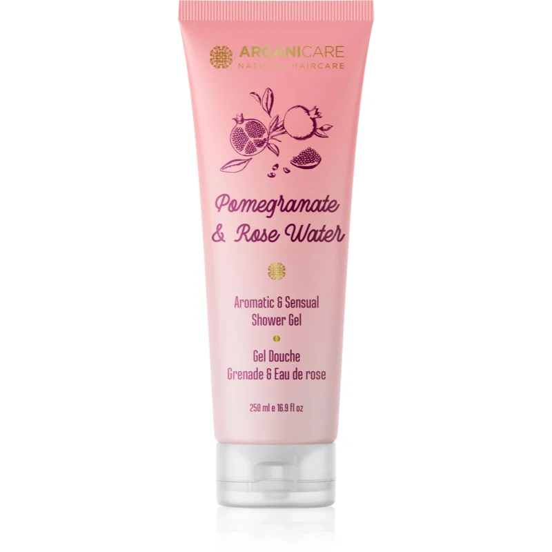 Arganicare Pomegrenate & Rose Water Shower Gel gel de duș 250 ml