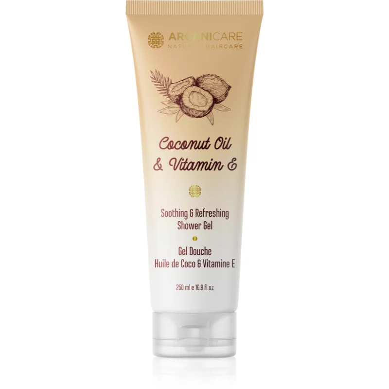 Arganicare Coconut Oil & Vitamin E Shower Gel gel de duș 250 ml