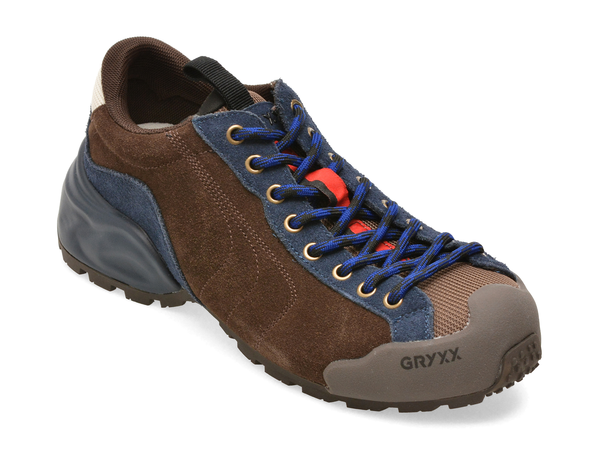 Pantofi sport GRYXX maro, 26A01, din piele intoarsa