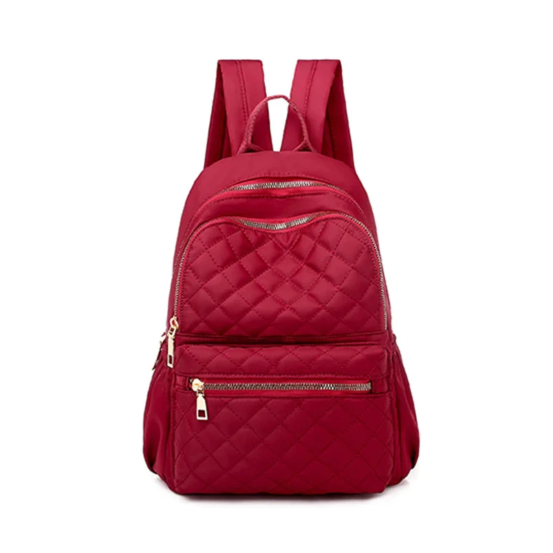 Rucsac dama Melli, GT1838, material textil, rosu
