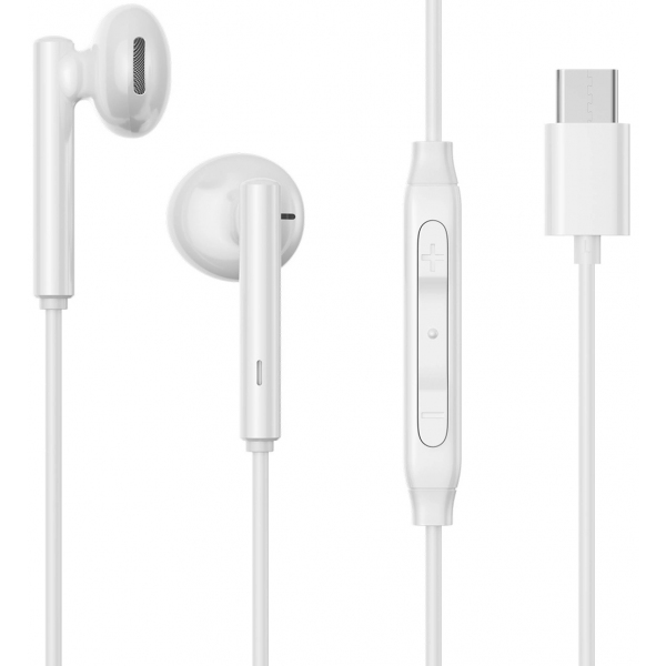 Handsfree USB-C Joyroom JR-EC05, Alb