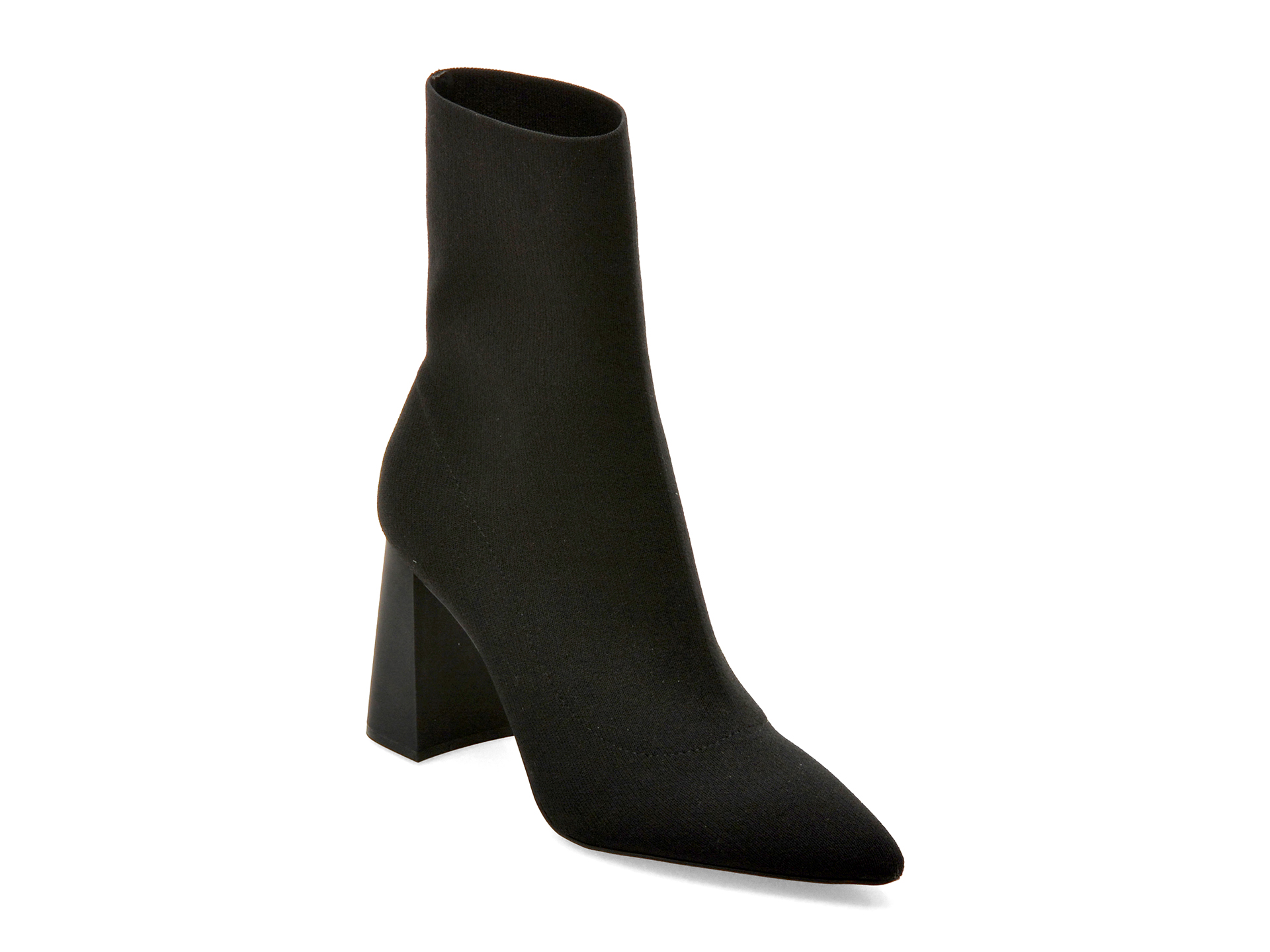 Botine ALDO negre, PLUMTREE 001, din material textil