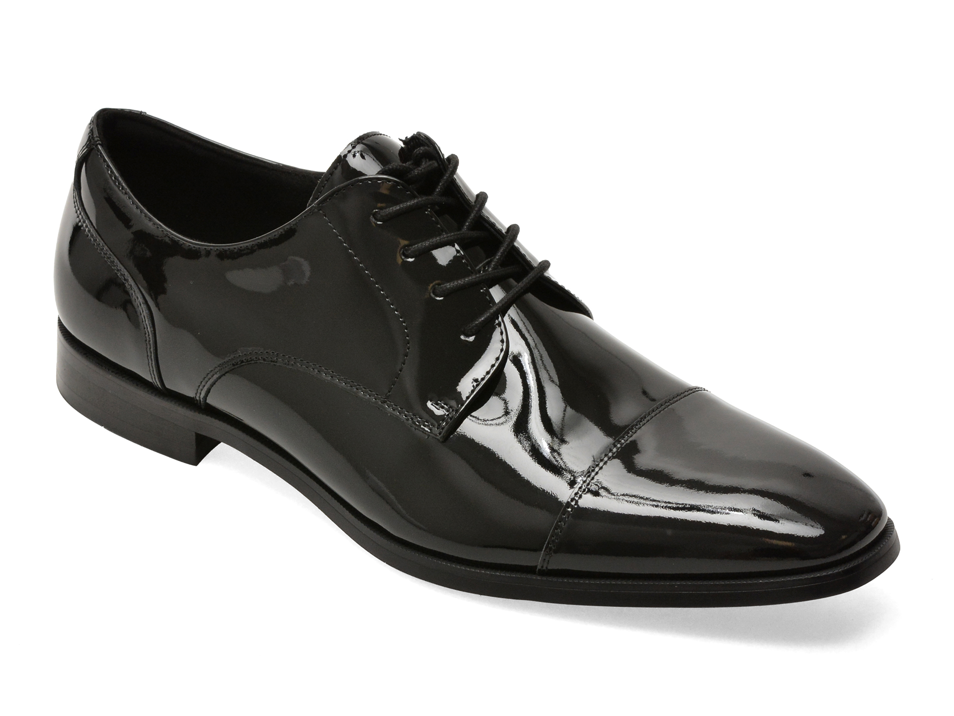 Pantofi eleganti ALDO negri, CALLAHAN 009, din piele naturala lacuita