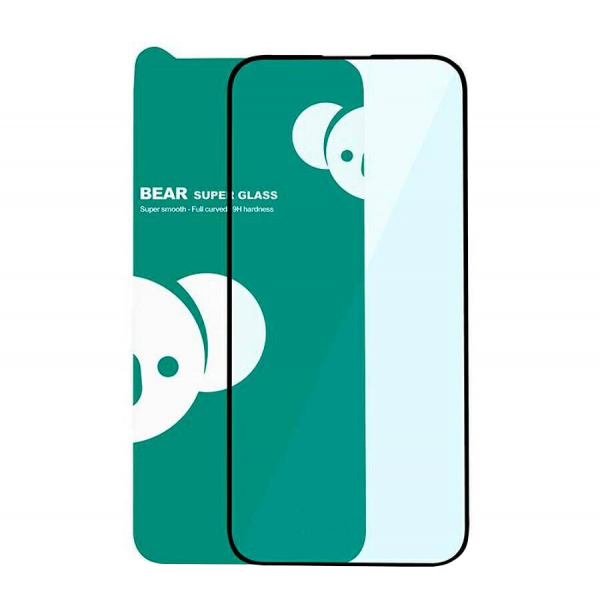 Folie de protectie Ecran Bear Super Hard pentru Apple iPhone 18 Pro / 17 Pro / 17 / 16 Pro, Sticla Securizata, Full Glue, 3D, Neagra
