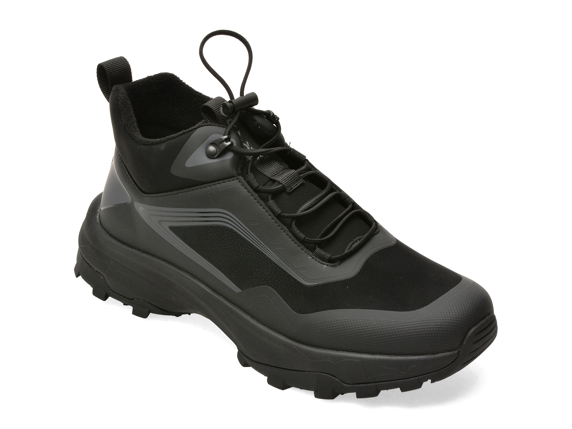 Ghete GRYXX negre, 33381, din piele ecologica