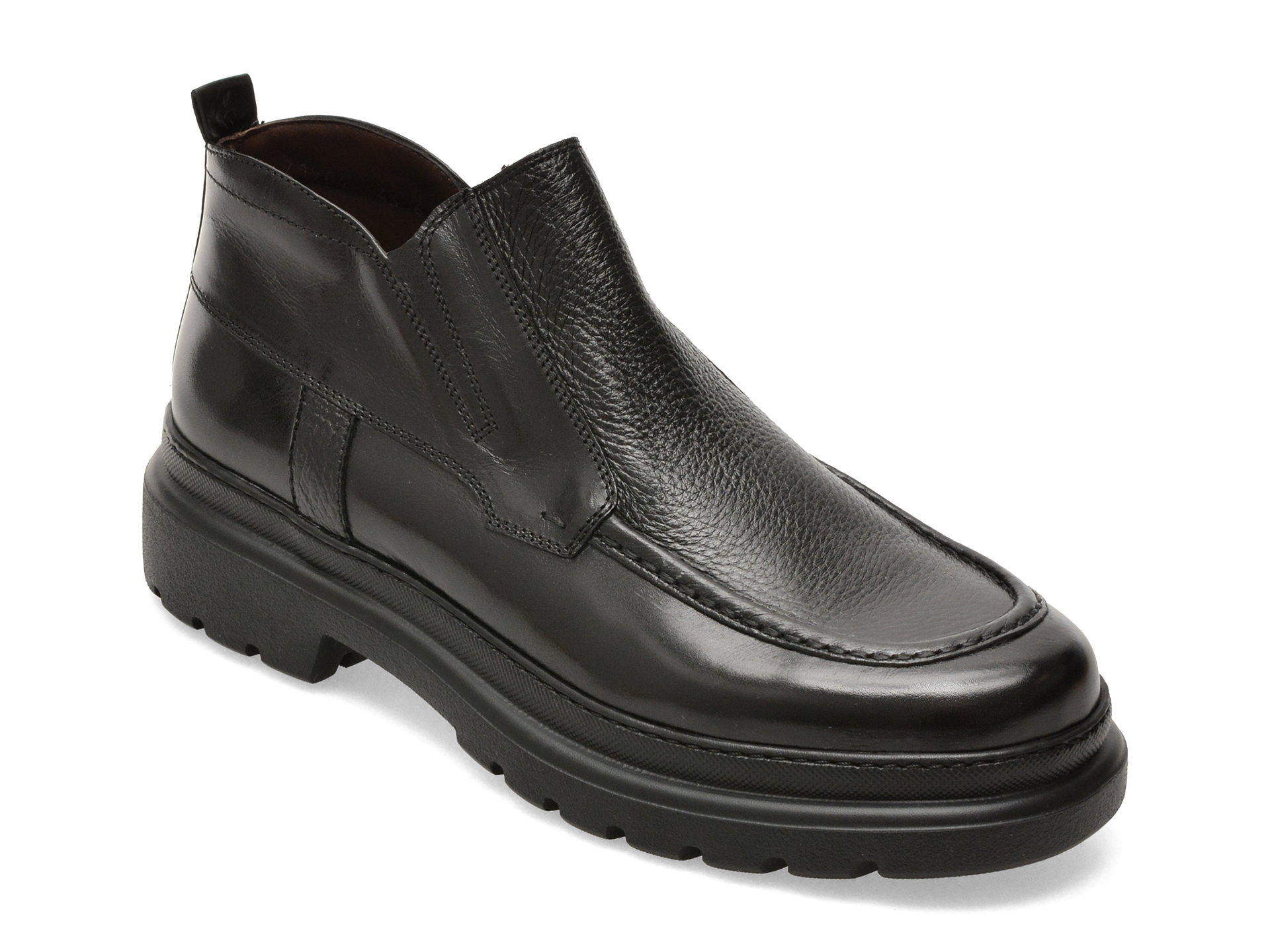 Ghete LE COLONEL negre, 71904, din piele naturala