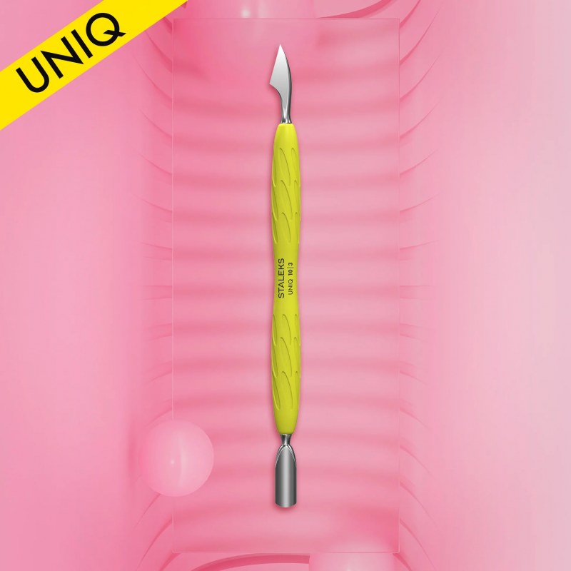 Instrument cuticule Staleks Pro UNIQ PQ-10/3 Yellow
