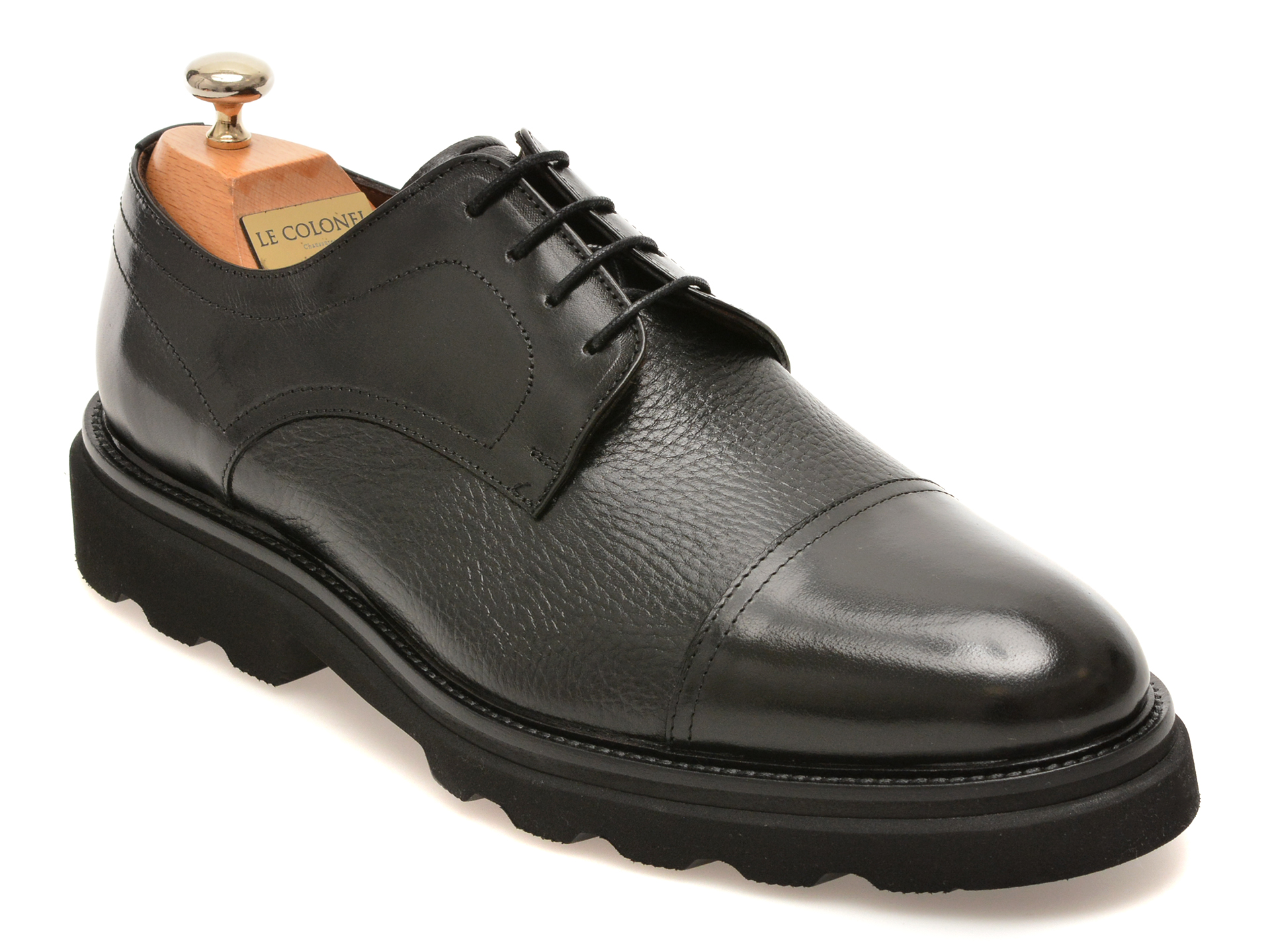 Pantofi eleganti LE COLONEL negri, 61505, din piele naturala
