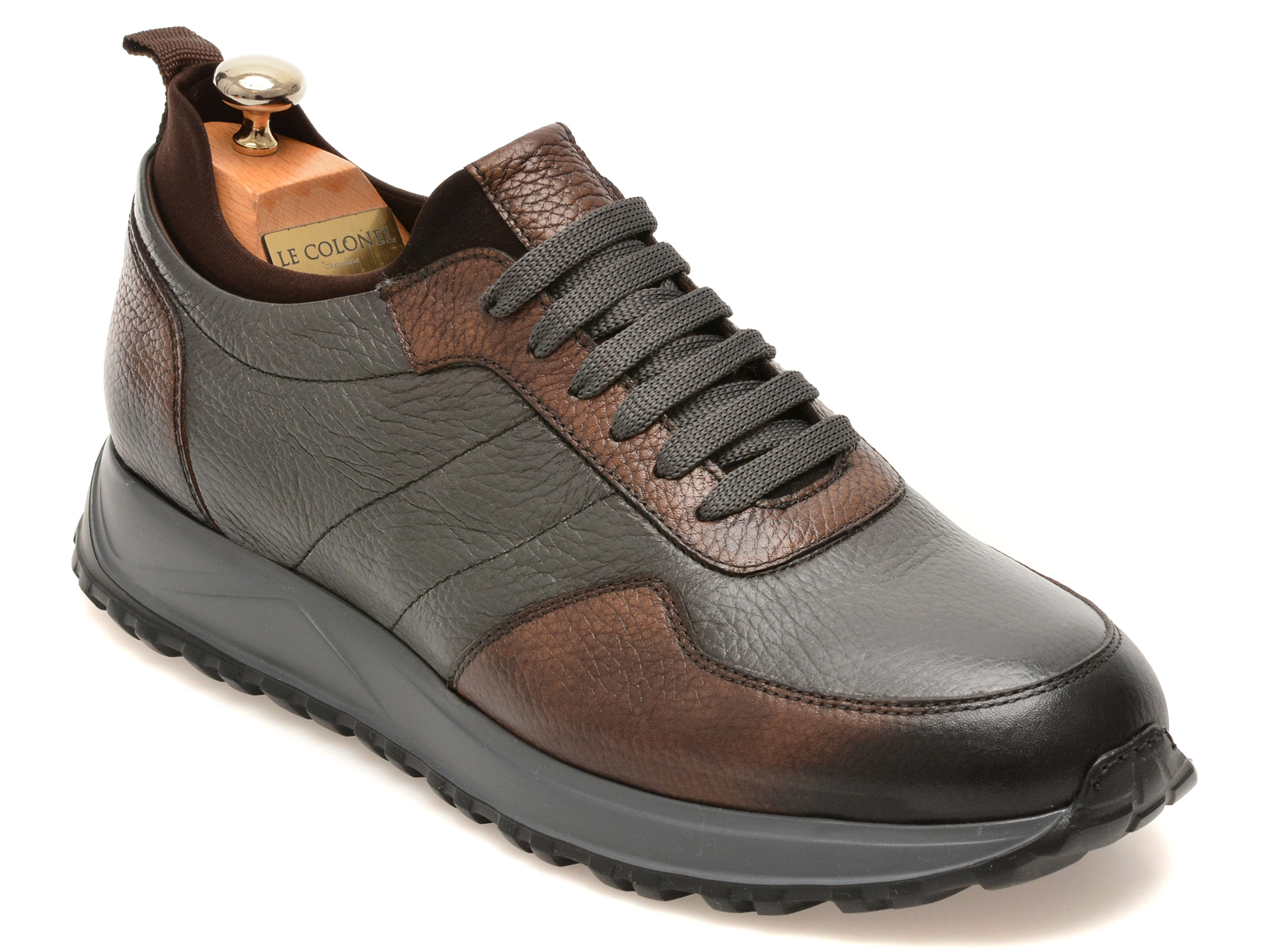 Pantofi sport LE COLONEL maro, 643146, din piele naturala