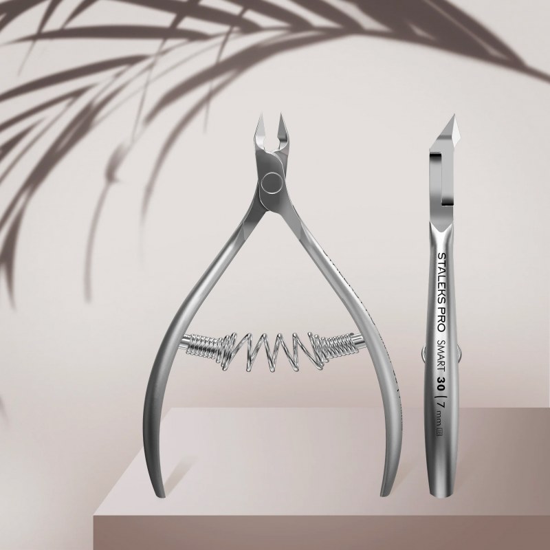 Cleste profesional Staleks Smart pentru cuticule NS-30-7