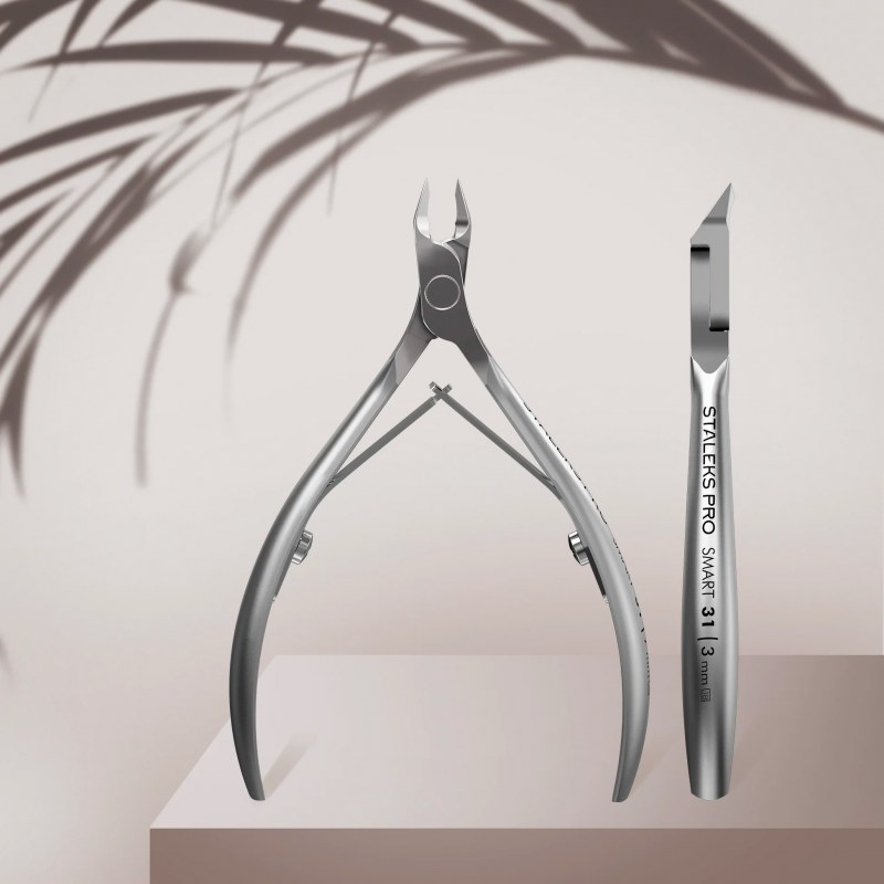 Cleste profesional Staleks Smart pentru cuticule NS-31-3