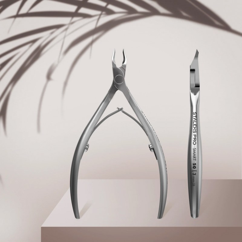 Cleste profesional Staleks Smart pentru cuticule NS-50-3
