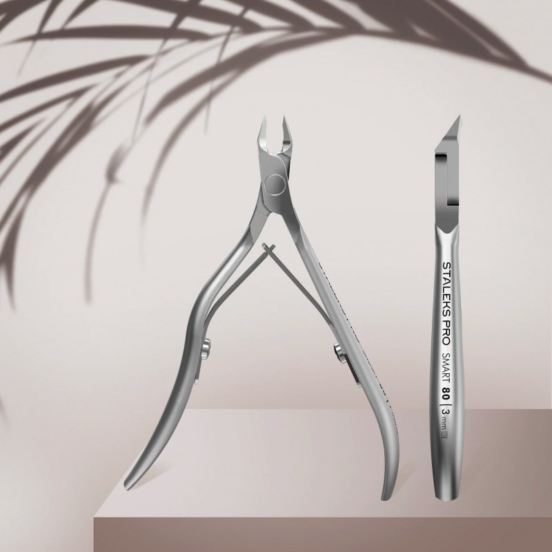 Cleste profesional Staleks Smart pentru cuticule NS-80-3