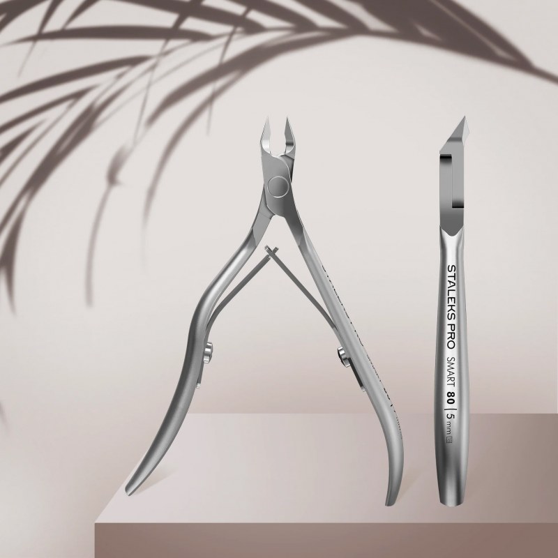 Cleste profesional Staleks Smart pentru cuticule NS-80-5