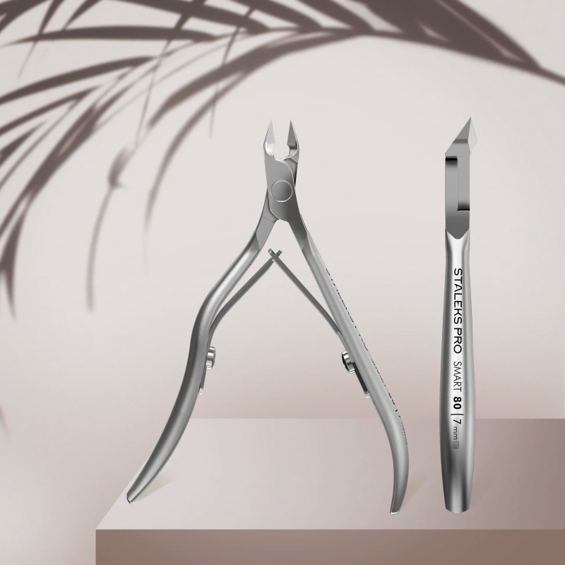 Cleste profesional Staleks Smart pentru cuticule NS-80-7