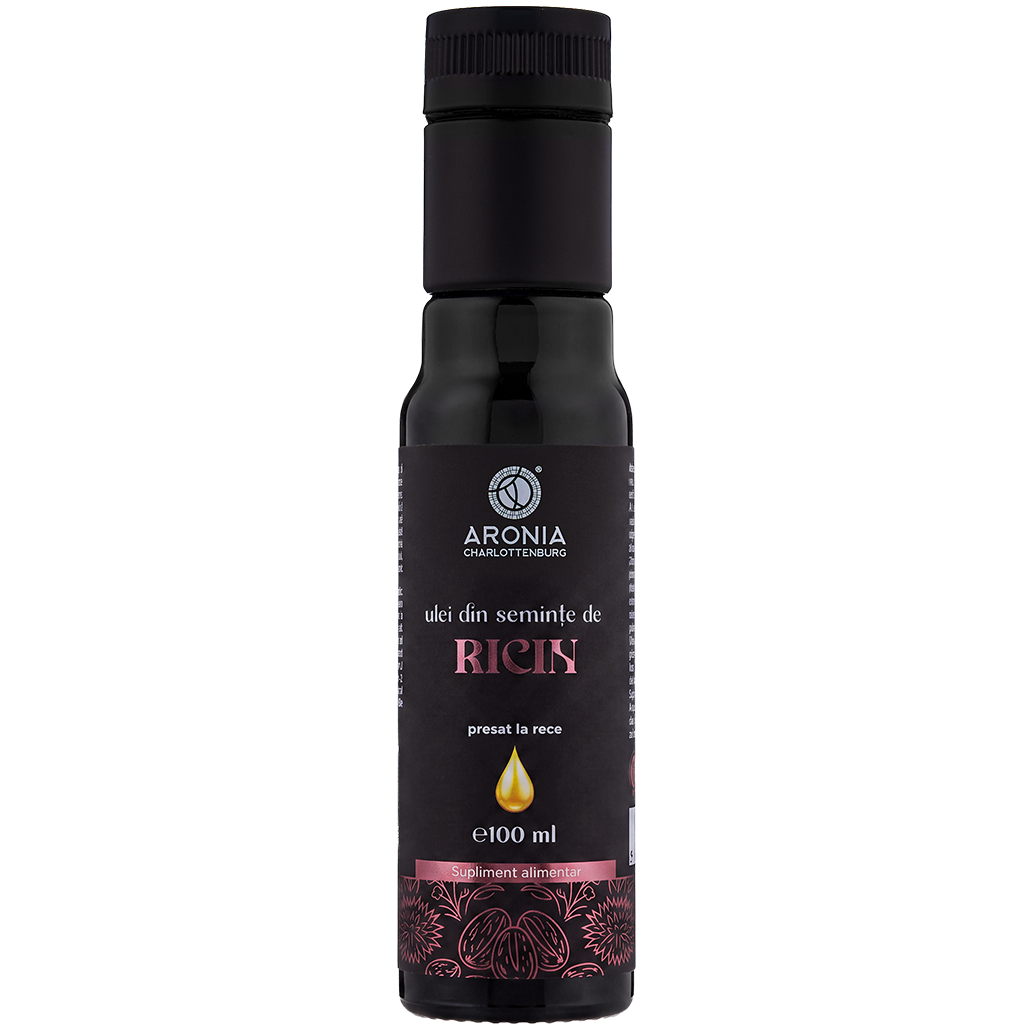 Ulei de Ricin 100 ml — 100% pur, natural și presat la rece
