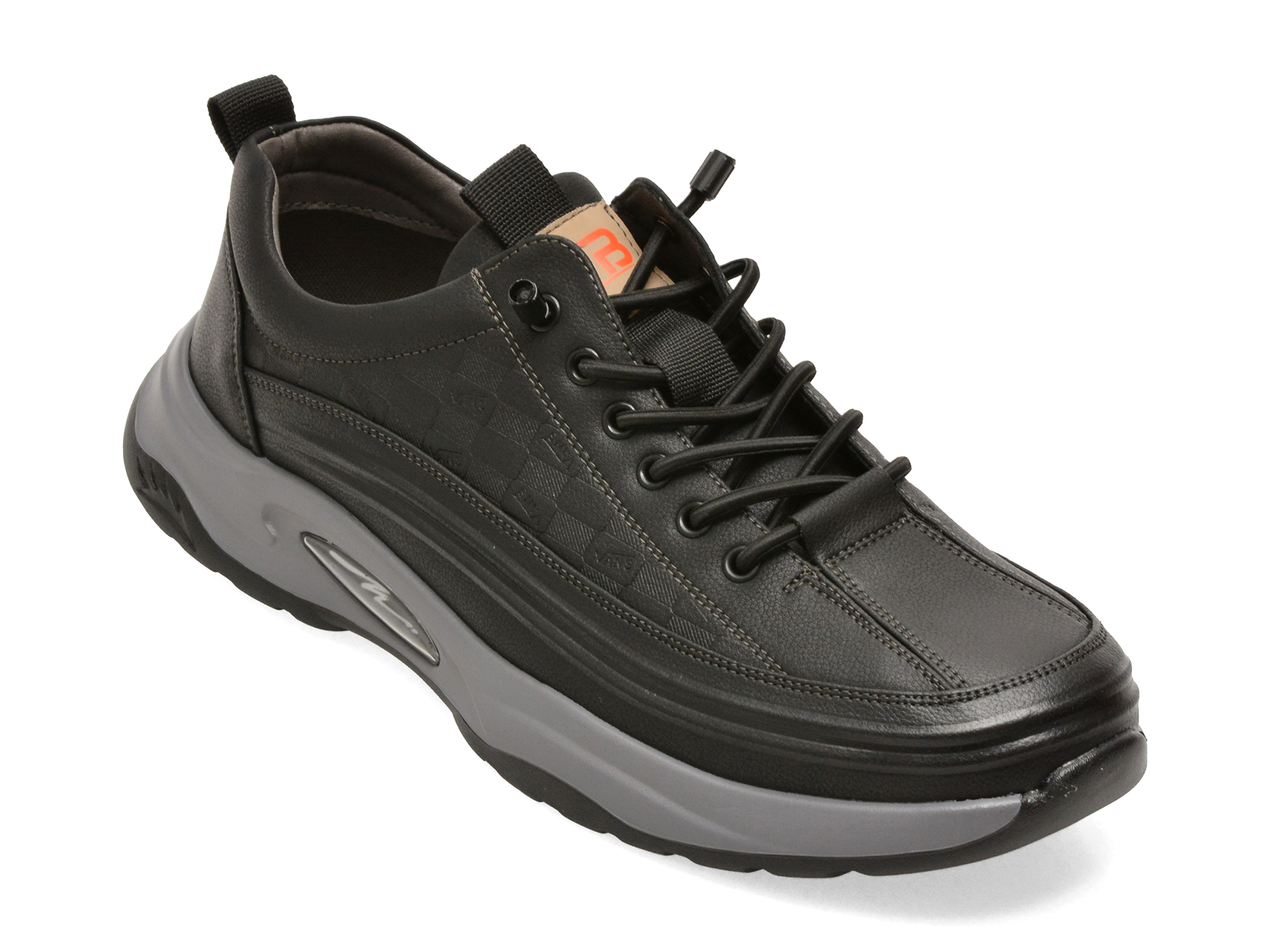 Pantofi sport BITE THE BULLET negri, 70915, din piele naturala