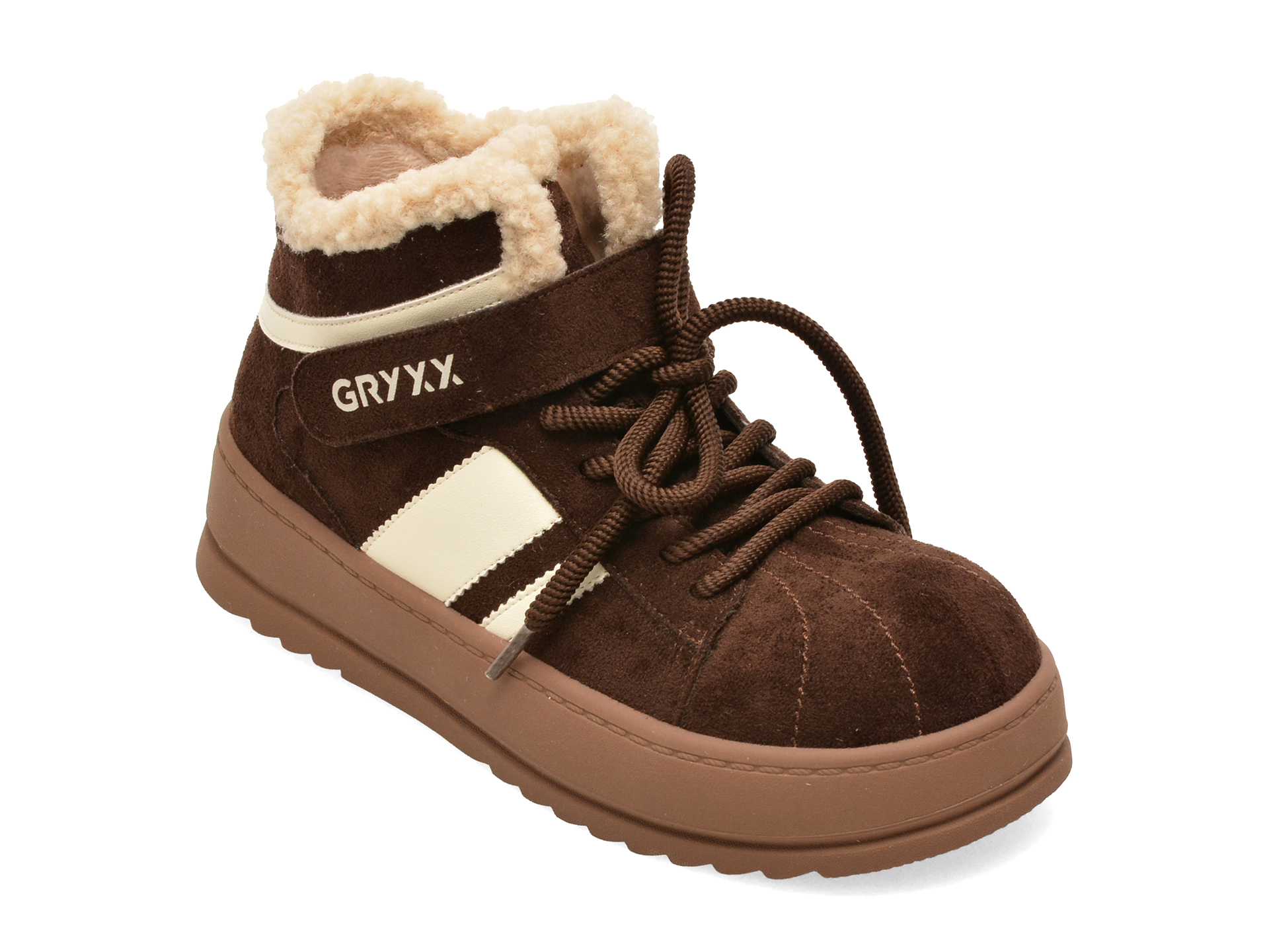 Ghete GRYXX maro, 3020, din material textil