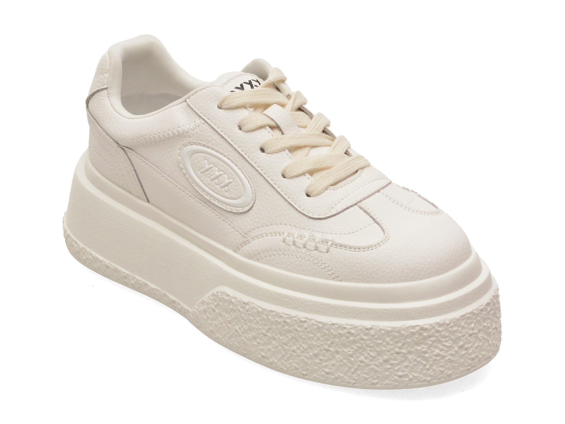 Pantofi sport GRYXX albi, 251212, din piele naturala