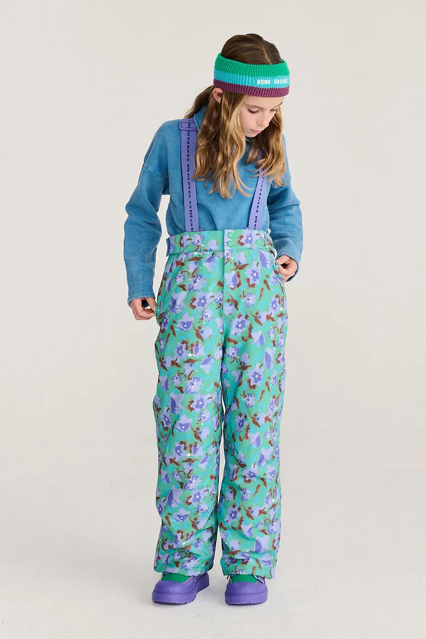 Bobo Choses  pantaloni de schi pentru copii Watercolor