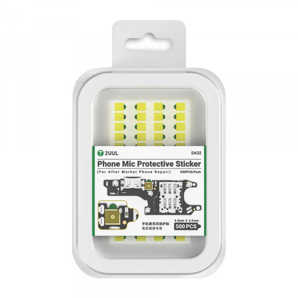Sticker Protectie Microfon 2UUL DA32, Set 500 bucati