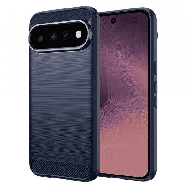 Husa pentru Google Pixel 11 Pro / 11, Techsuit, Carbon, Albastra