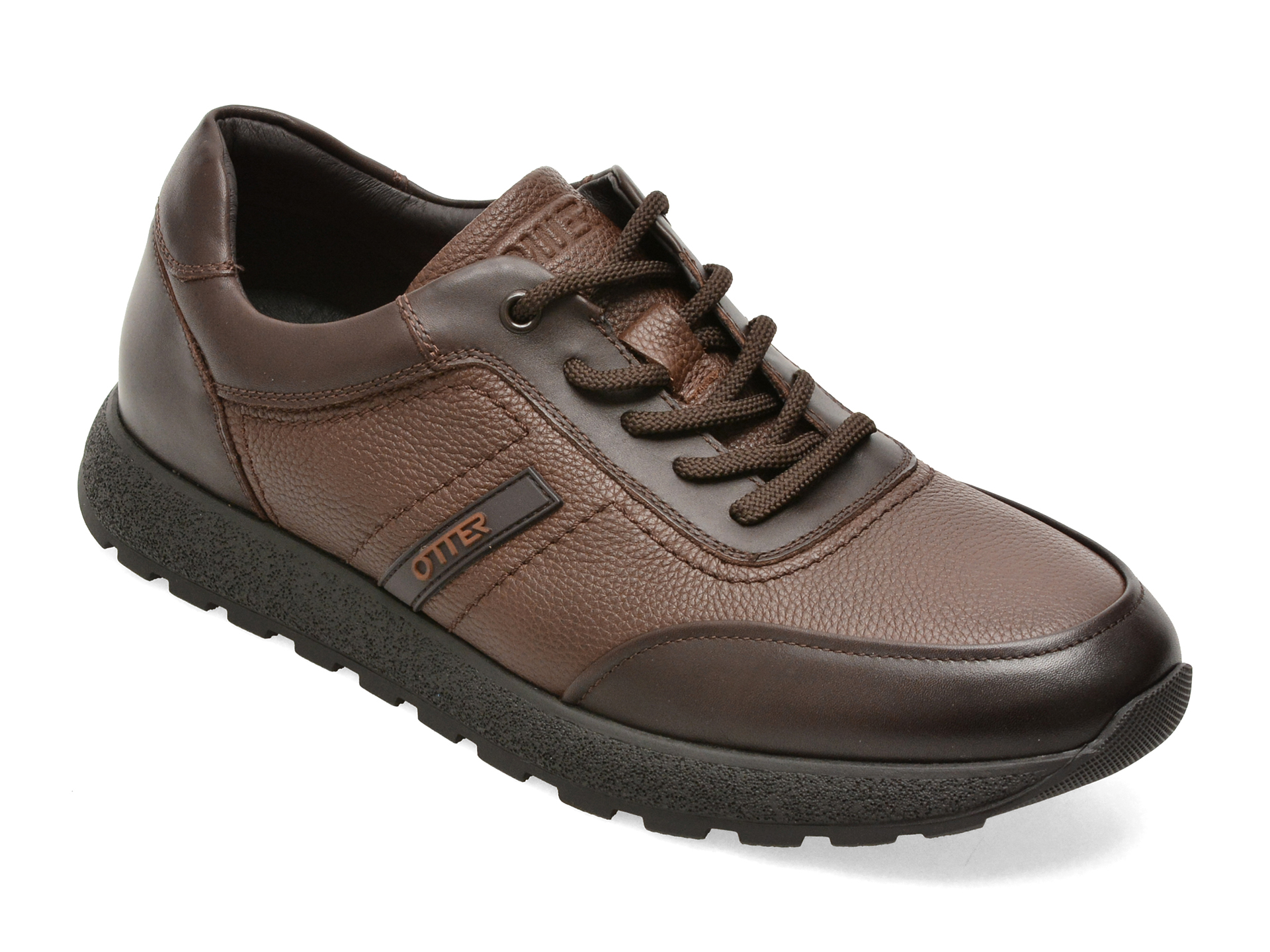 Pantofi sport OTTER maro, 266192, din piele naturala
