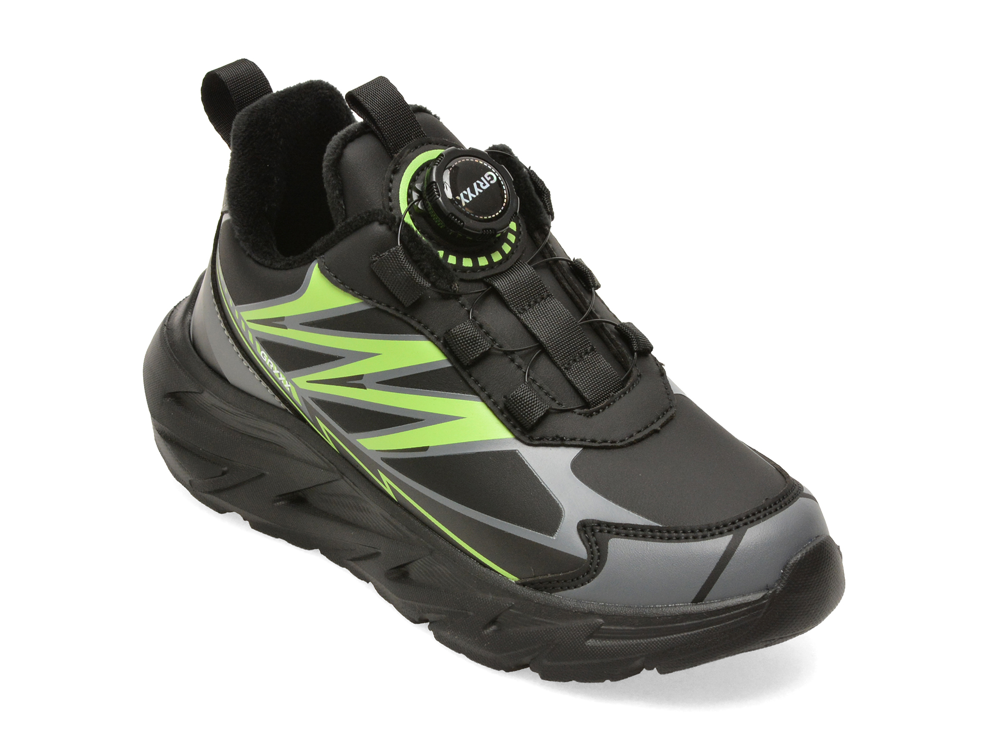 Pantofi sport GRYXX negri, WD012, din piele ecologica