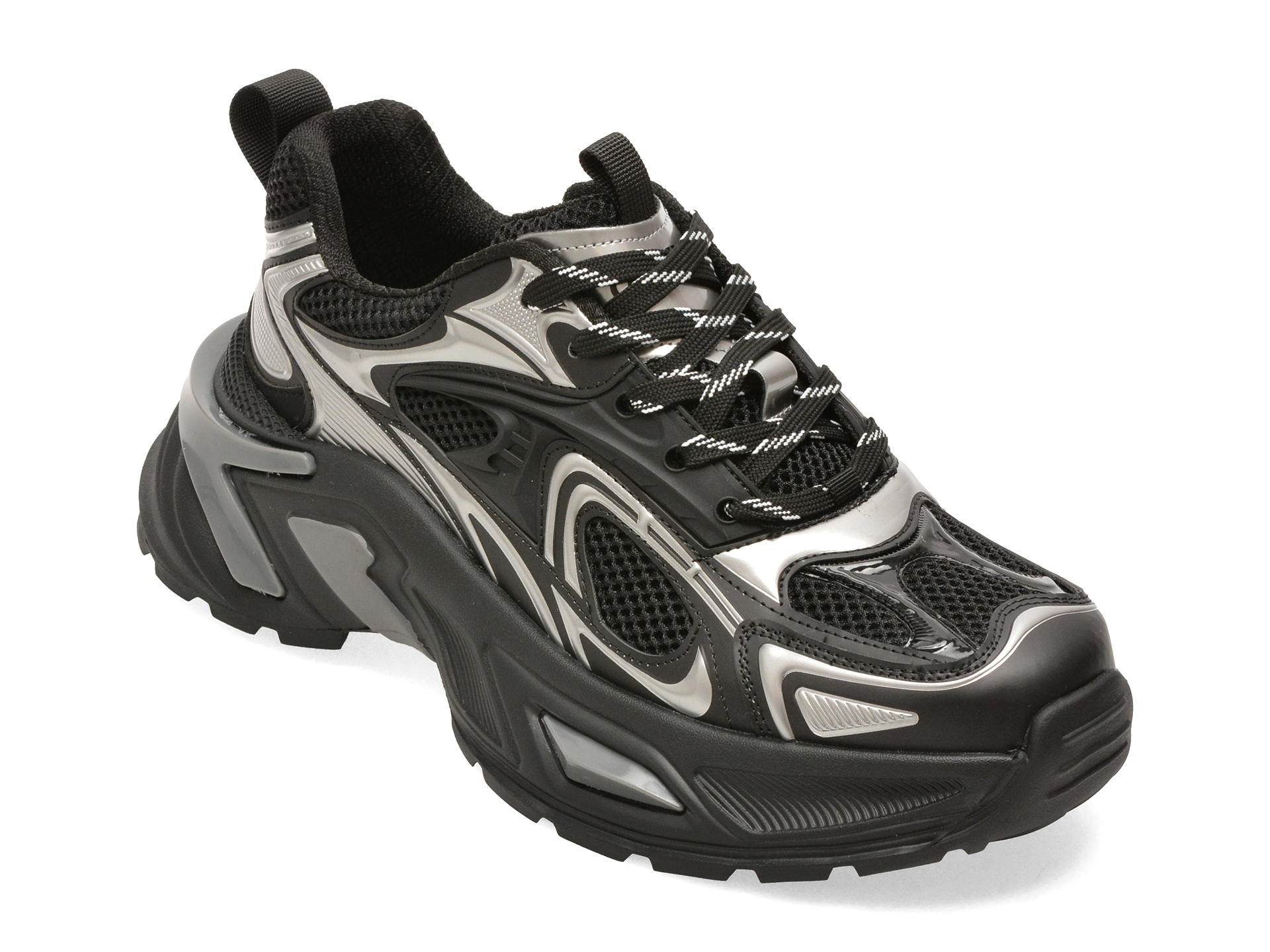 Pantofi sport GRYXX negri, 66659, din material textil
