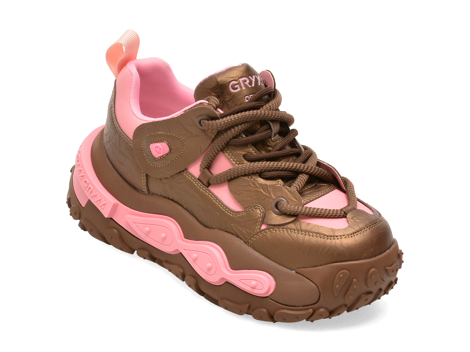 Pantofi sport GRYXX maro, 53738, din piele naturala