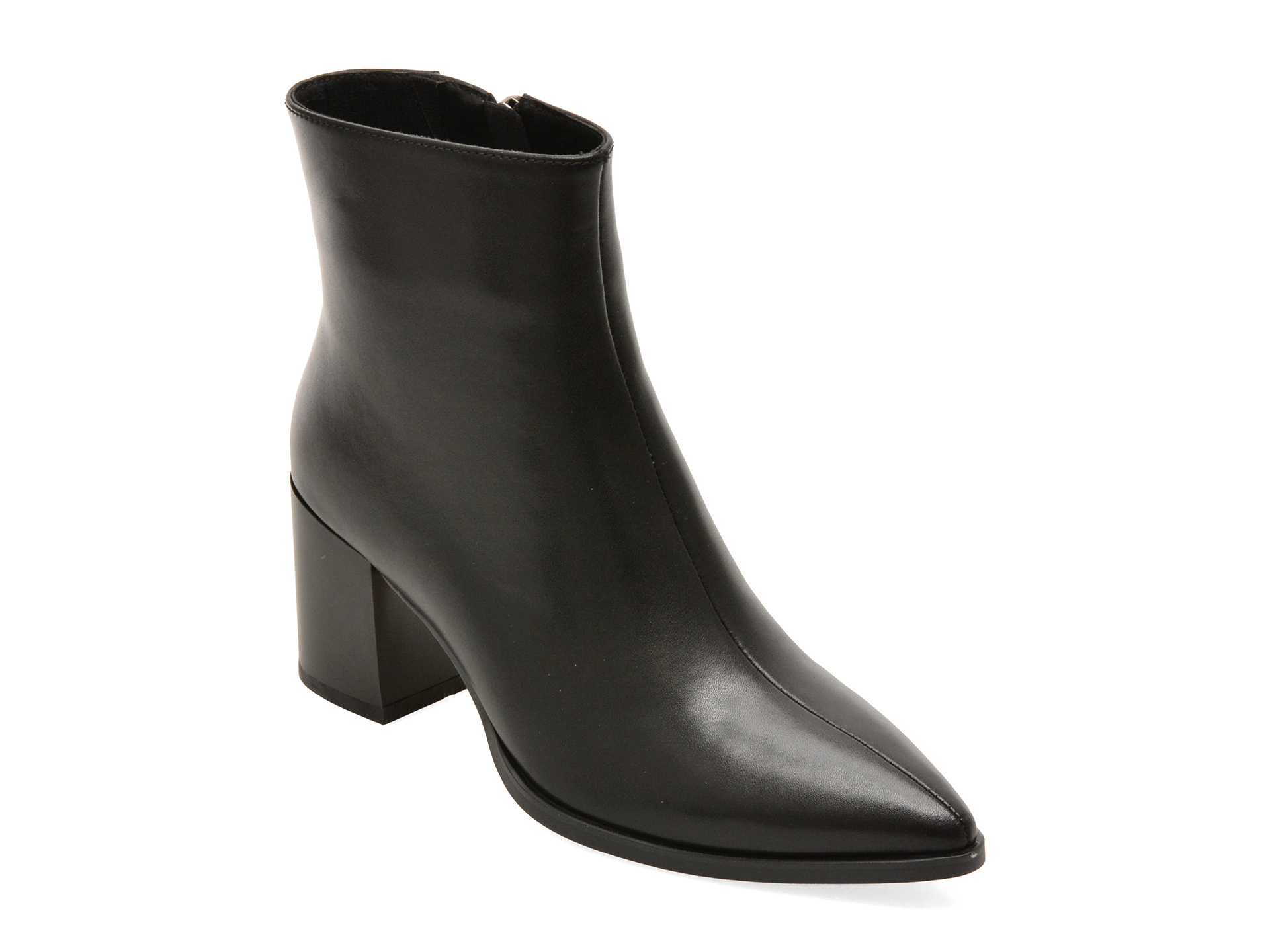 Botine FLAVIA PASSINI negre, 5996Q, din piele intoarsa