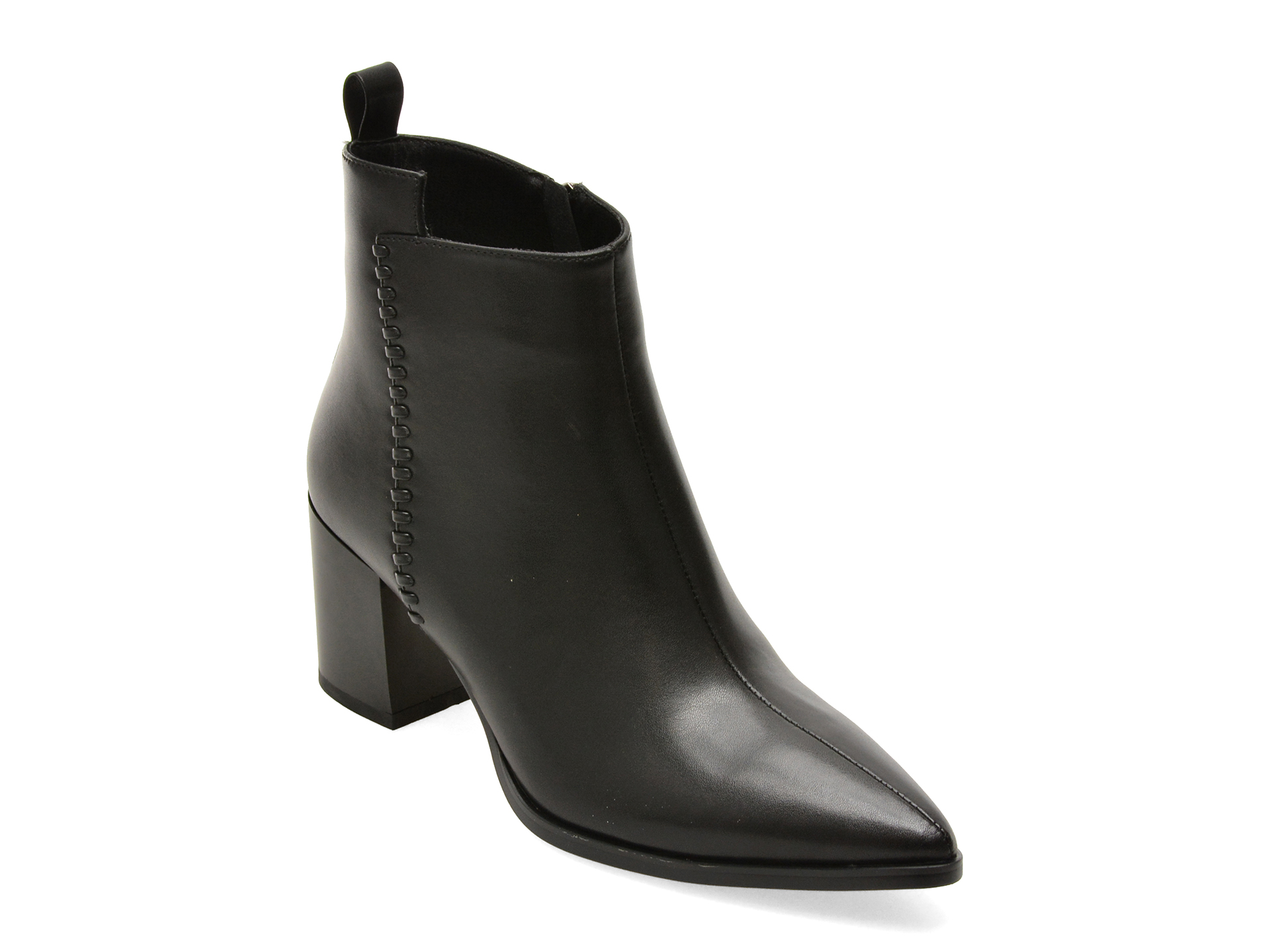 Botine FLAVIA PASSINI negre, AC5996, din piele naturala
