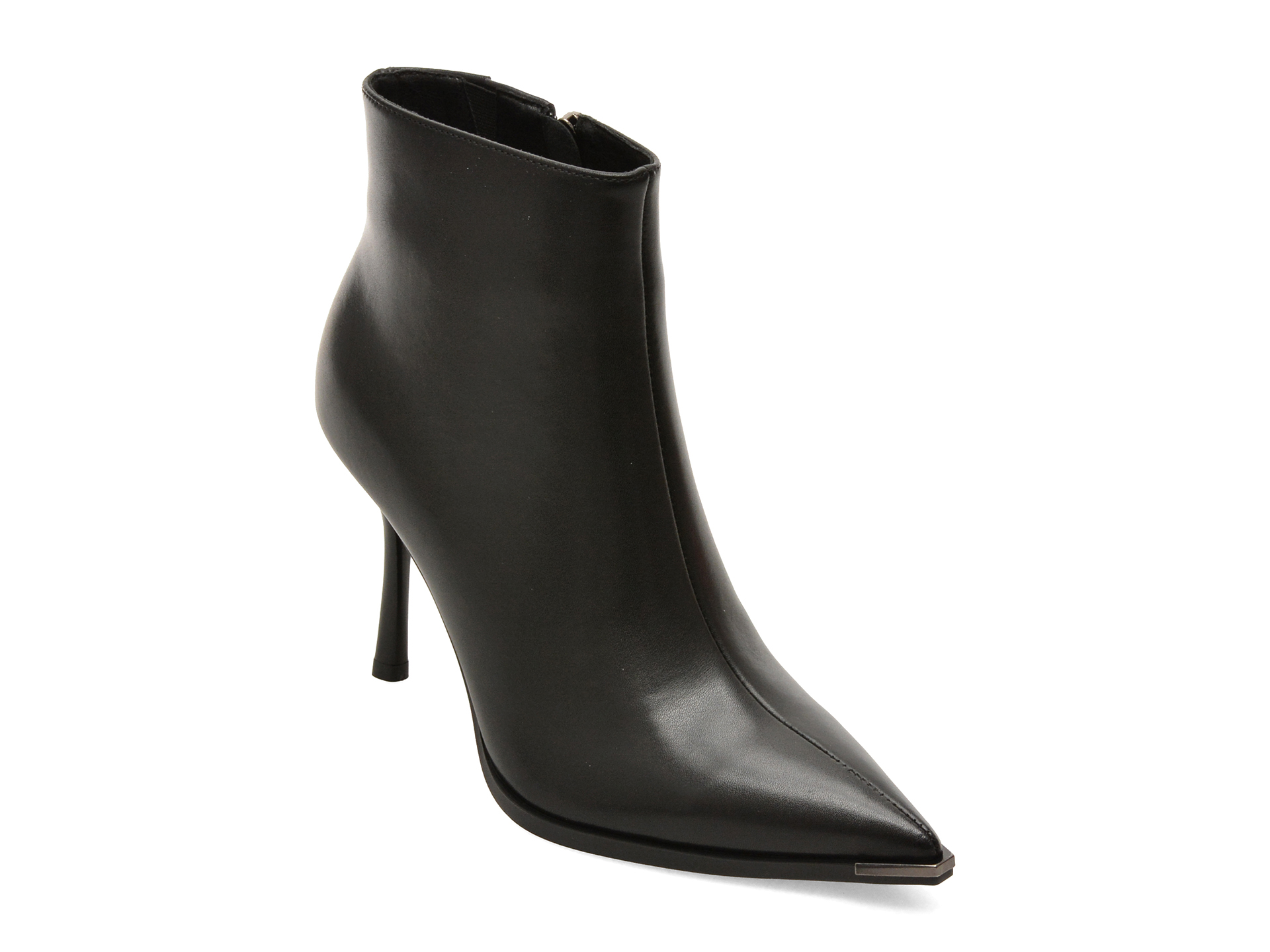 Botine elegante FLAVIA PASSINI negre, ATC417, din piele naturala