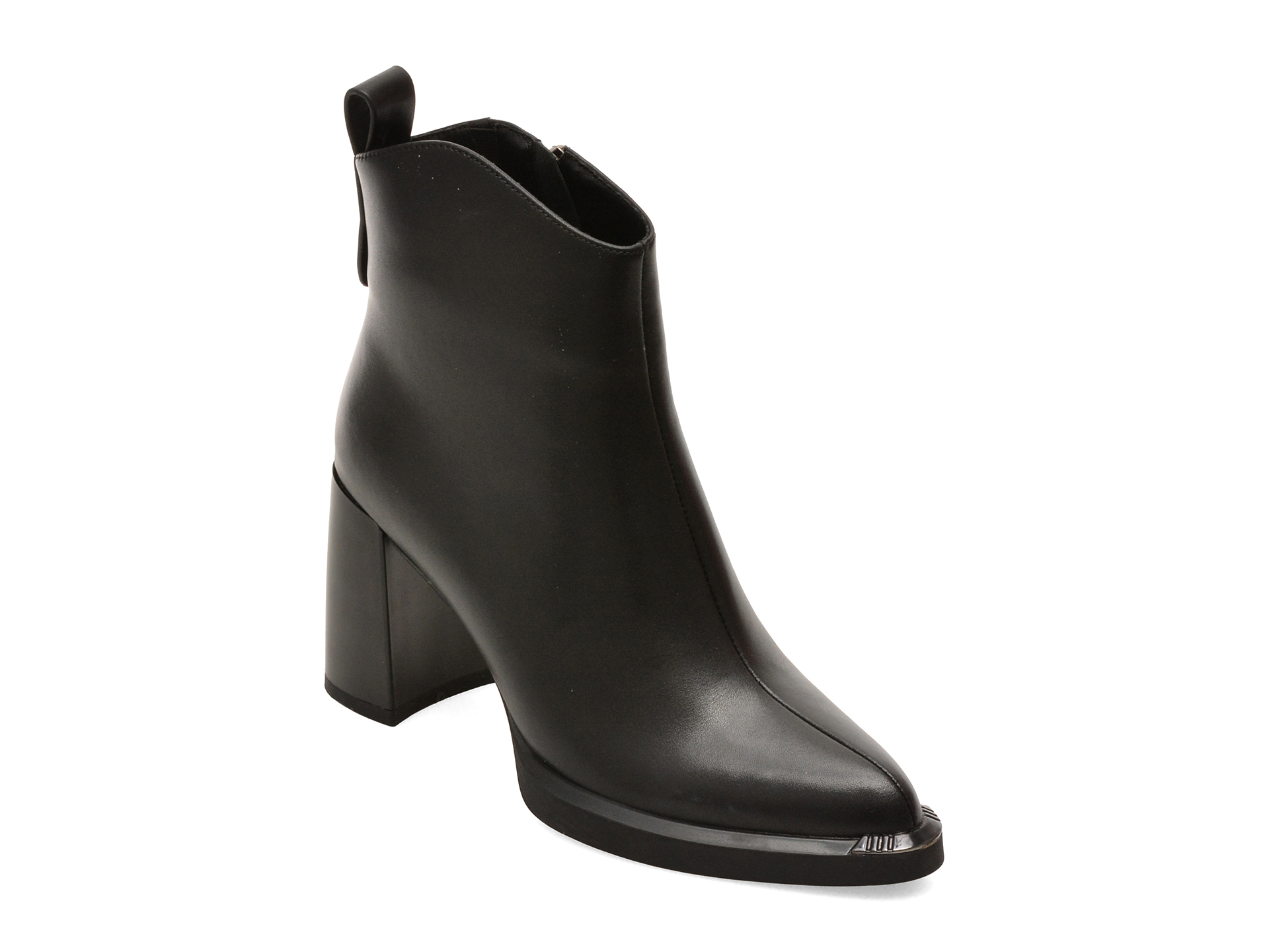 Botine FLAVIA PASSINI negre, C5995, din piele naturala