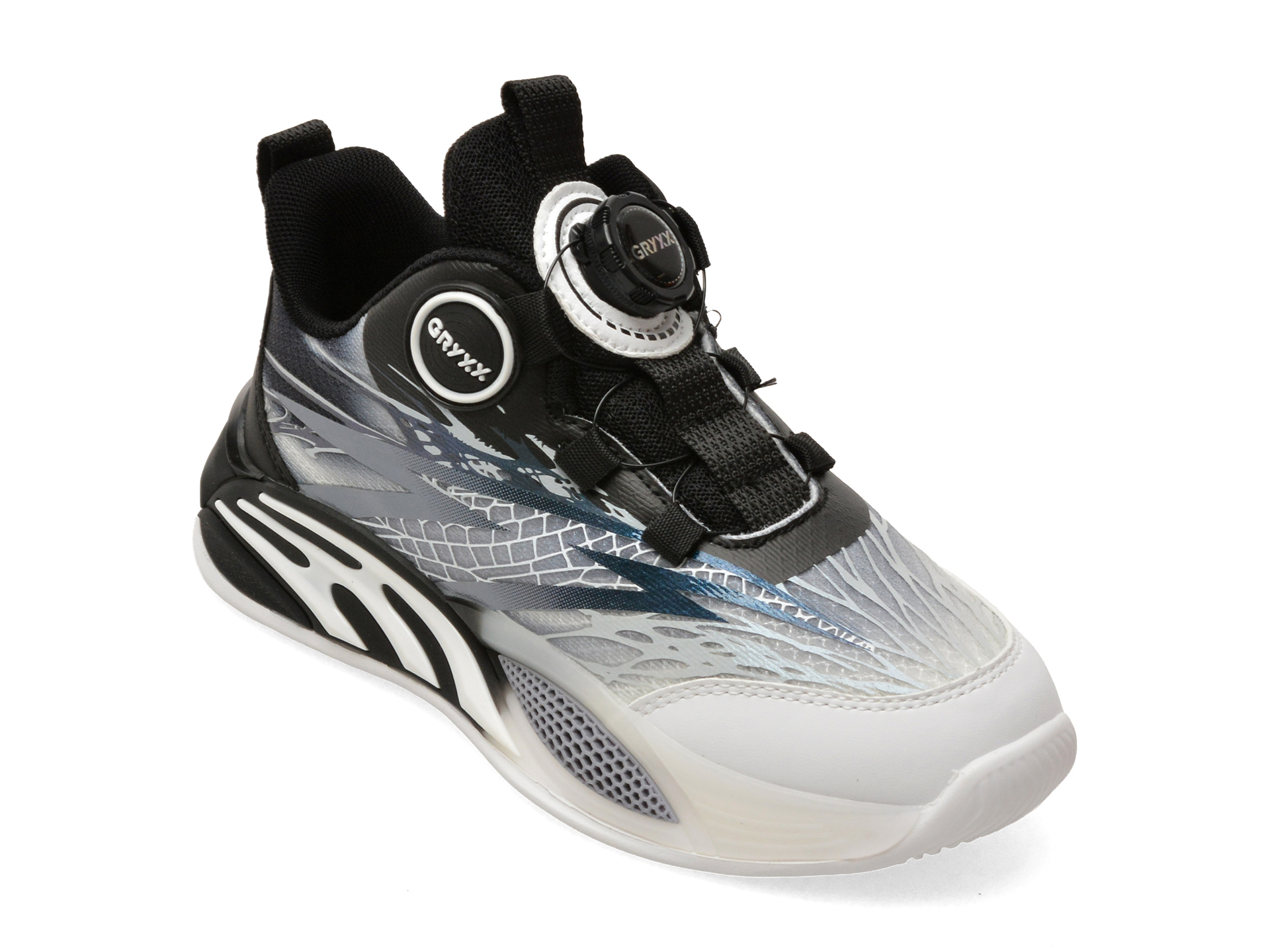 Pantofi sport GRYXX negri, WD016, din material textil