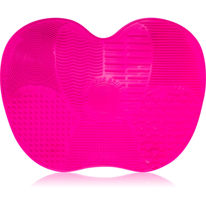 Lash Brow Silicone Make-up Brush Wash Matte Pink suport pentru curățarea pensulelor mărime XL 1 buc