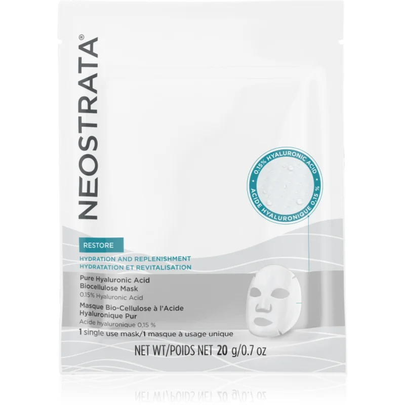 NeoStrata Restore mască textilă hidratantă cu acid hialuronic 20 g