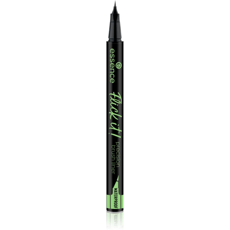 essence Flick it! contur de precizie, rezistent la apă pentru ochi culoare 01 Black 0.5 ml