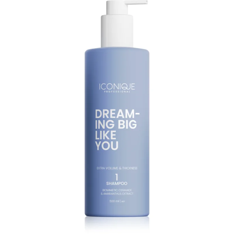 ICONIQUE Professional DREAMING BIG LIKE YOU Volume & Thickness șampon pentru volum maxim pentru păr fin 500 ml