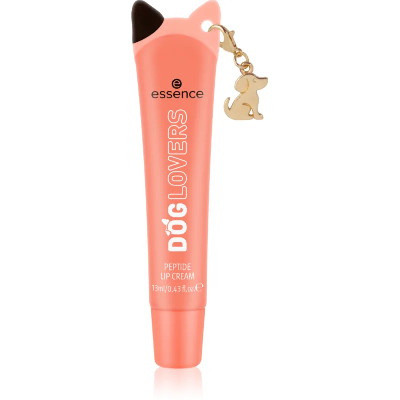 essence DOG GANG OR CAT CREW?!? DOG LOVERS balsam de buze colorat cu peptide culoare 01 Best Buddy 13 ml