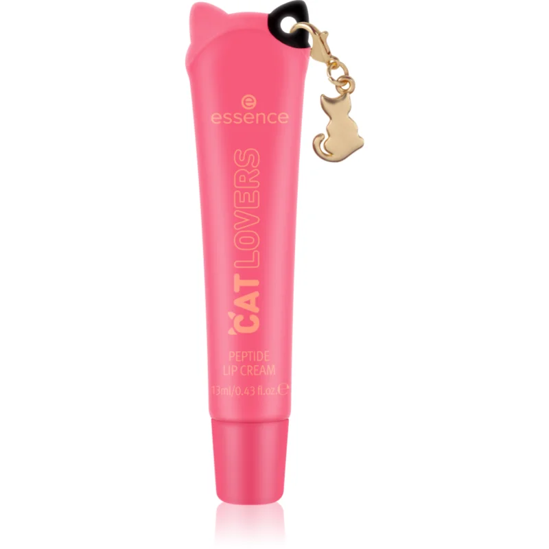 essence DOG GANG OR CAT CREW?!? CAT LOVERS balsam de buze colorat cu peptide culoare 01 Little Paw 13 ml