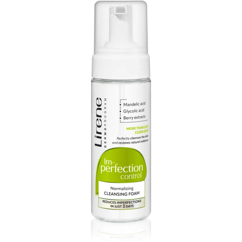 Lirene Imperfection Control Cleansing Foam spuma de curatat pentru ten gras si problematic 150 ml