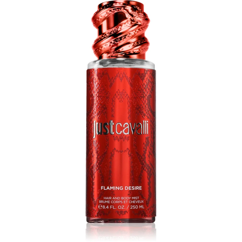 Roberto Cavalli Just Cavalli Mistflaming Desire spray parfumat pentru corp și păr pentru femei 250 ml
