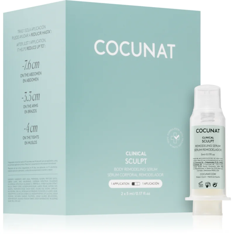 Cocunat Clinical Sculpt ser remodelator pentru corp 2x5 ml