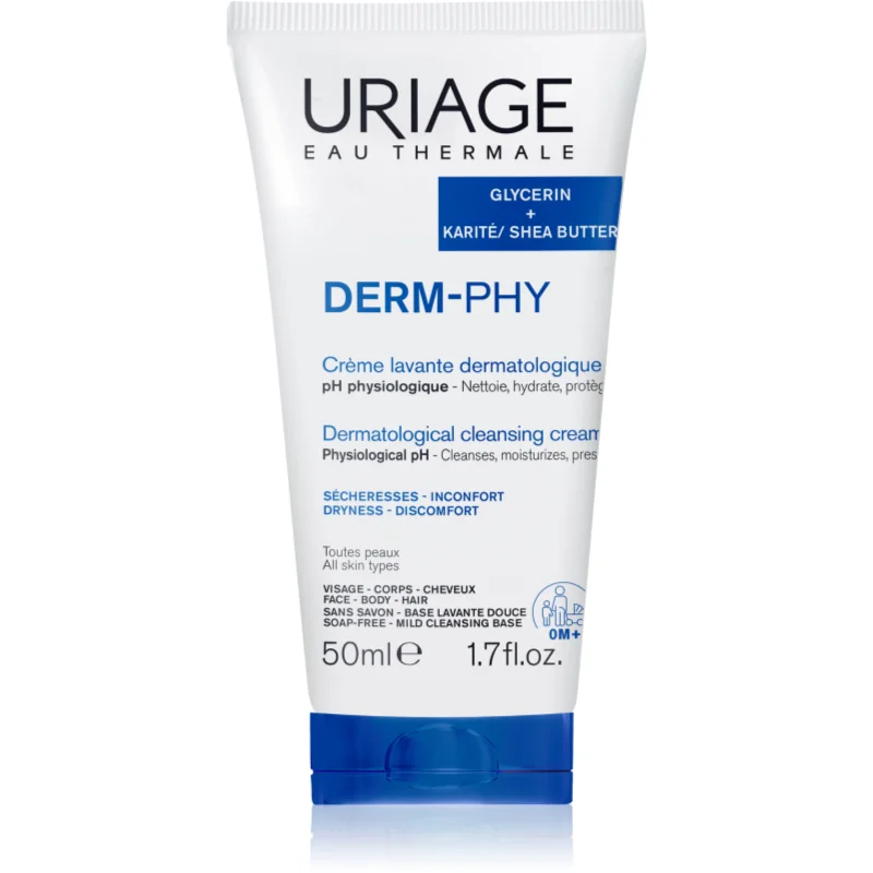 Uriage DERM-PHY Dermatological Cleansing Cream crema de dus hidratanta 50 ml