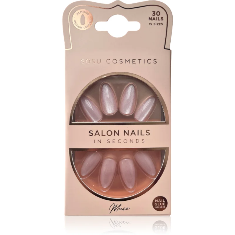 SOSU Cosmetics Salon Nails unghii artificiale culoare Muse 30 buc