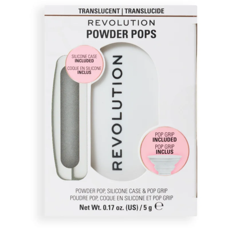 Revolution Powder Pops Translucent pudră + husă 1 buc