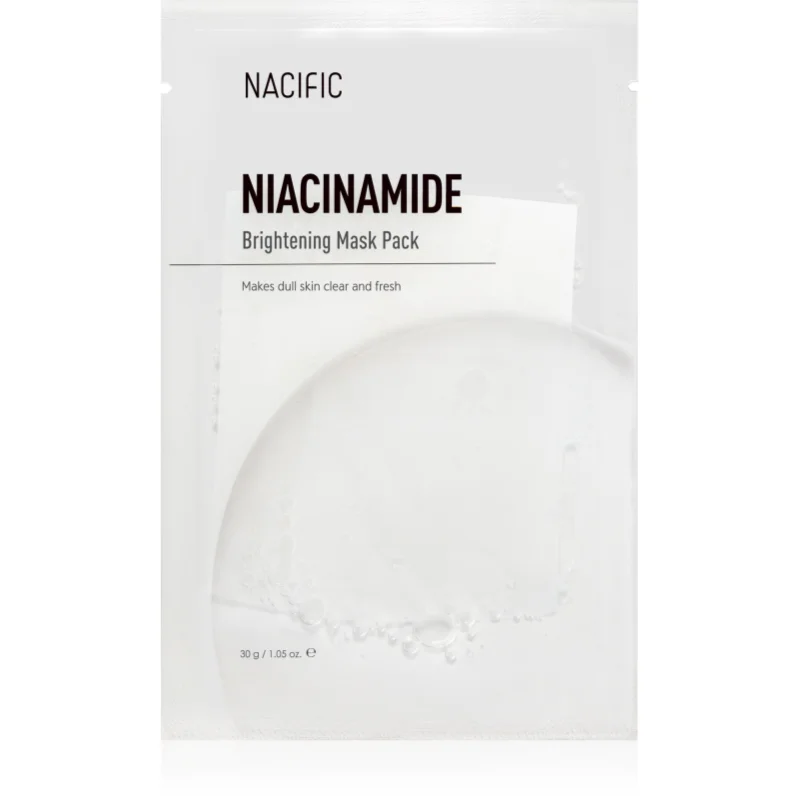 Nacific Niacinamide Brightening Mask Pack mască textilă iluminatoare anti-imbatranire 1 buc